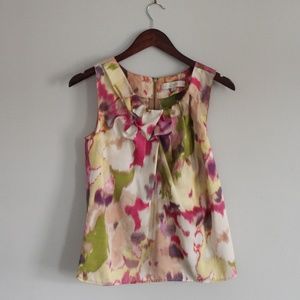 LOFT Floral Sleeveless Top